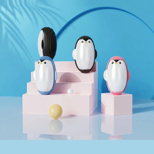 Cute Penguin Lint Remover - Portable, Washable, Reusable Mini Roller for Pet Hair & Clothing