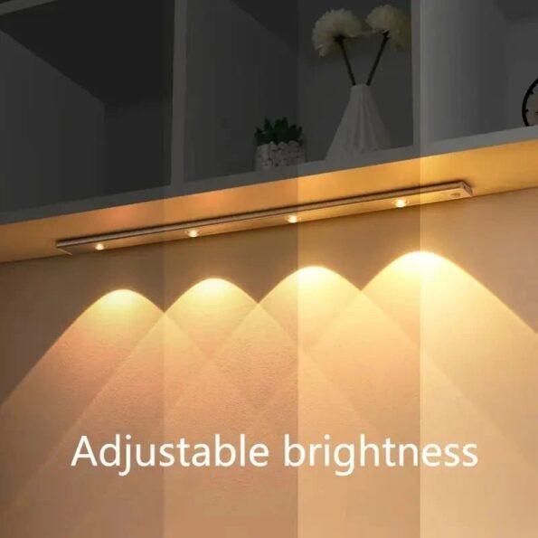 Smart LED Motion Sensor Light – Rechargeable Self-Adhesive Cabinet Strip