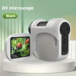 100–1600X Magnification Digital Microscope – 5cm LCD, USB Rechargeable, Photo/Video Recording, Ideal for Students & Hobbyists