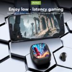 HTC NE20 AI Translator Headset – 131+ Languages, Smart LCD, Touch Controls, Long Battery Life, USB-C Charging & Lightweight Wireless Design for Travel, Fitness & Work