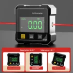 Magnetic Digital Level Inclinometer – Electronic Laser Protractor & Angle Finder (0–90°)