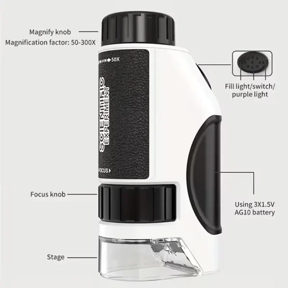 Portable Handheld Microscope Toy 4