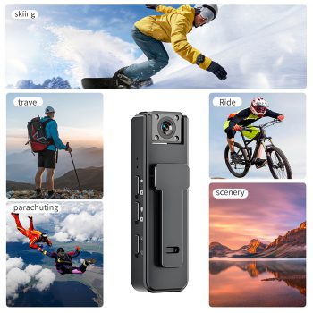 A9 Back Clip Sports Spy Camera – HD Version, Anti-Shake, Handheld Digital Recording Camera