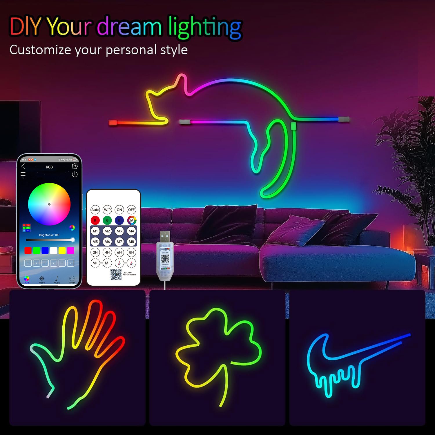 LED Neon Rope Light 10